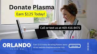 Grifols plasma center Orlando Florida  Did You know that You can earn 125 donating plasma today