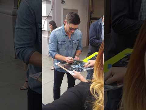 Jensen Ackles and Jared Padalecki outside San Diego Spreckles Theater