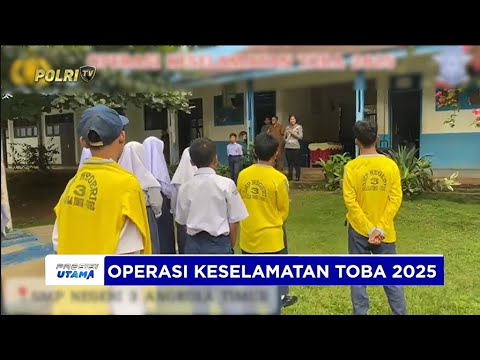 POLRES TAPSEL SOSIALISASI OPS KESELAMATAN TOBA 2025 DI SMPN 3 ANGKOLA TIMUR