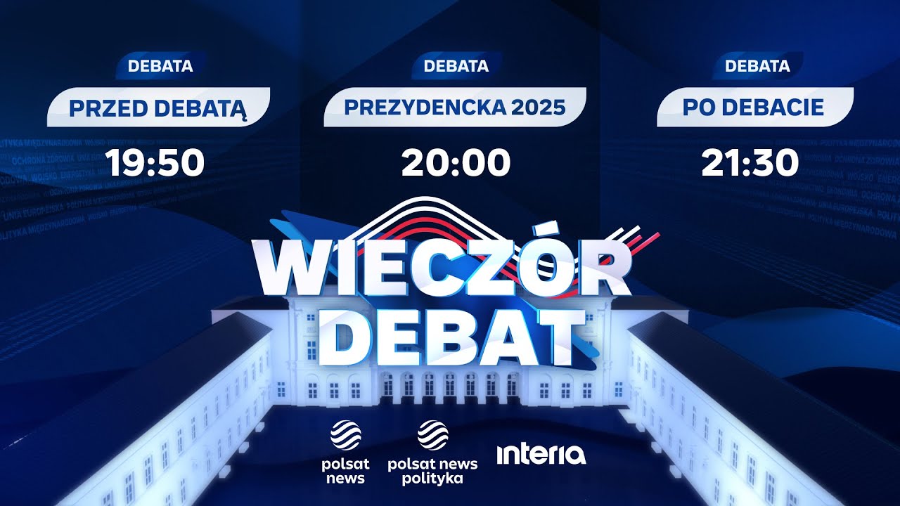 Debata Trzaskowski-Nawrocki. Oglądaj i komentuj na żywo!