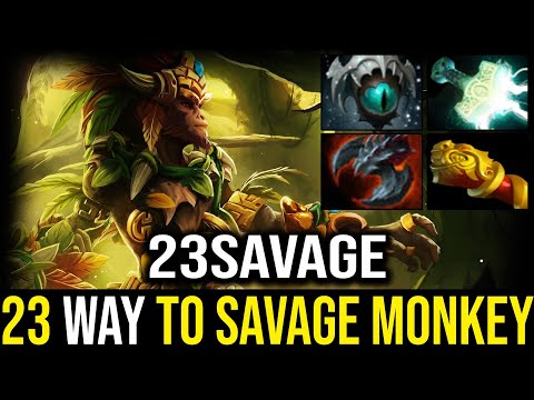 23Savage [Monkey King] Super Farmed IMBA Carry Dota 2