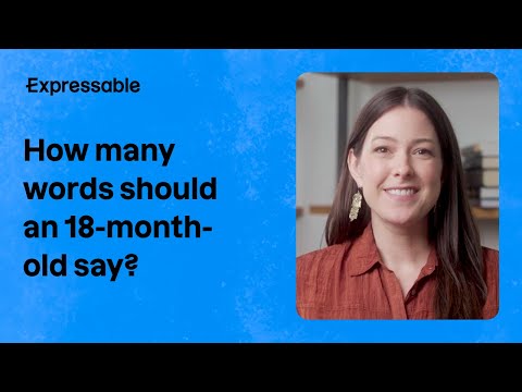 How many words should an 18-month-old say?
