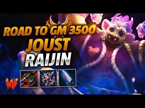 RAIJIN, EMPIEZA EL VERDADERO TRYHARDEO - Warchi - Smite Joust Road to GM 3500