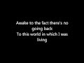 Shed My Skin - Alter Bridge (Lyrics)