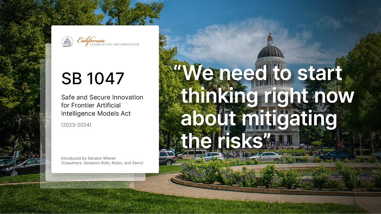 California’s AI Safety Bill: What Do the Experts Say? YouTube thumbnail