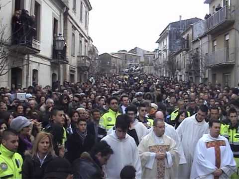 Cunfrunta 2013 - RIPRESE EFFETTUATE DALLA STATUA DELLA MADONNA