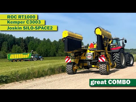 ROC RT1000, Kemper C3003 pick-up un Joskin SILO-SPACE2 590T uzsāk sezonu jaudīgi!