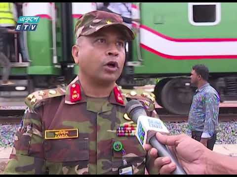 প্রথমবার পদ্মা সেতু পাড়ি দিয়ে পাড়ি দিলো ট্রেন