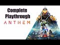 Anthem Longplay Full Walkthrough (ALL CUTSCENES AND BOSS FIGHTS) Xbox One X No Commentary