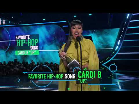 Cardi B Wins Favorite Hip-Hop Song - AMAs 2021