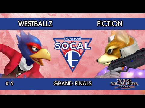 Fight For SoCal 6 - Westballz (Falco) VS Fiction (Fox) - SSBM - Grand Finals