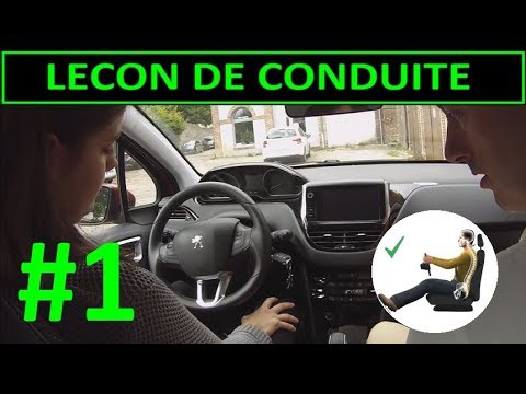 Driving Lesson #1 FIRST Lesson Installing yourself in the driver's seat PART 1