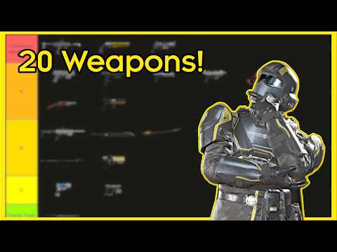 Ranking Every Secondary Weapon in Helldivers 2 (Again)