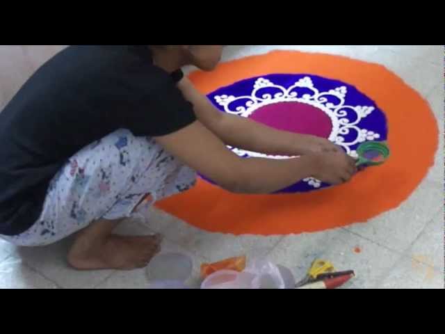 Sanskar Bharati rangoli design by Ketan Sawant
