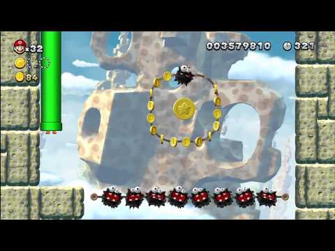 Rock-Candy Mines-1 Fuzzy Clifftop [New Super Mario Bros Wii U]