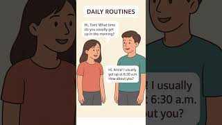 Daily Routines Conversation in English | Daily Activities Dialogue