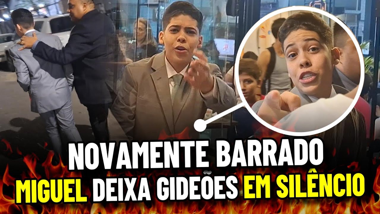 MAIS UMA VEZ MIGUEL OLIVEIRA É IMPEDIDO E DEIXA GIDEÕES SEM FALAR COM O PÚBLICO!
