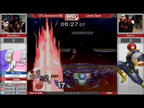 CFL Smackdown 106 Melee - Drunksloth (ICs) vs Gahtzu (Falcon) - Losers Semis