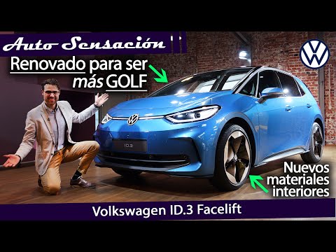 Presentación Volkswagen Id 3 facelift 2023 . Actualizado para parecerse al Golf.