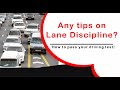 Tips on lane discipline - Pass your driving test (2021) #shorts #driving test
