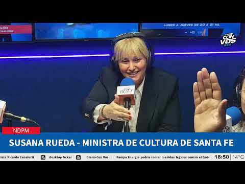 Susana Rueda, ministra de Cultura de Santa Fe | No Dejes Para Mañana