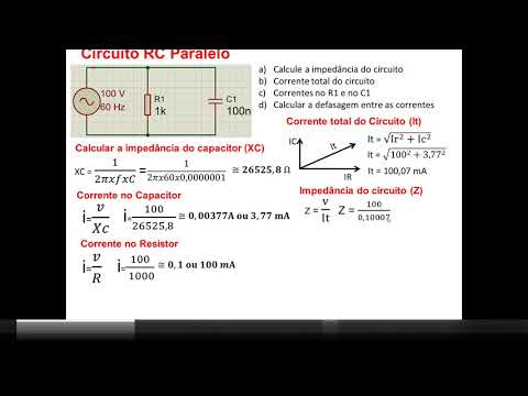 Como calcular circuito RC em paralelo