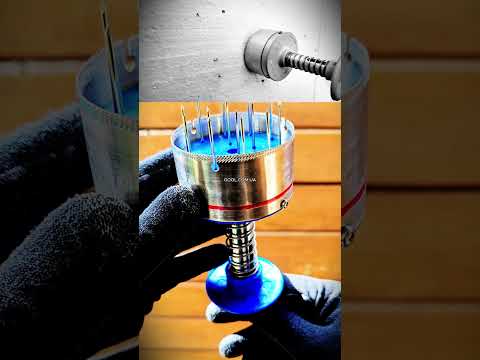 Фреза різак для виготовлення заглушок з пінопласту мінераловатної вати під дюбелі при утепленні фасаду - фото 1 - id-p1035594079