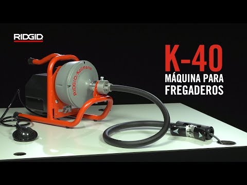 RIDGID Máquina para fregaderos K-40