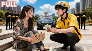 Beggar Sold Herself for $1—Yet Delivery Guy Gave All—Next Day She Arrived with 100B Marry Him!