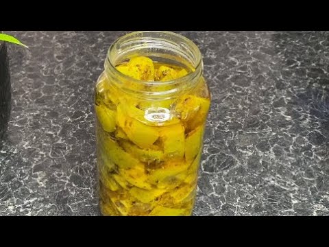 Mango Pickle ~ how To Make raw mango achar easy less quantity recipe for beginners