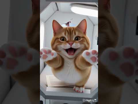 Nobi’s Zero-Gravity Paper Plane Portal Adventure! 🚀😹 #ZeroGravityCat #PaperPlane #CartoonAdventure