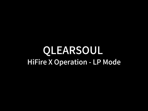 Qlearsoul HiFire X Turntable with Stereo Speakers Operation | LP Mode (English)