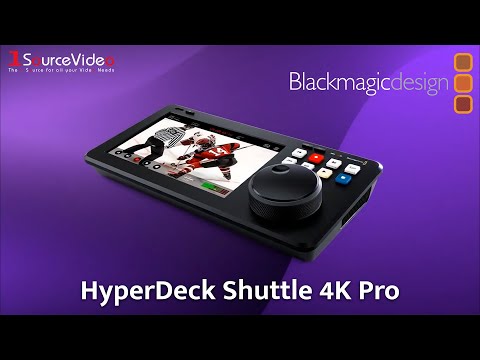 Blackmagic Design's HyperDeck Shuttle 4K Pro – Ultra-Fast 4K Recording, Anywhere!