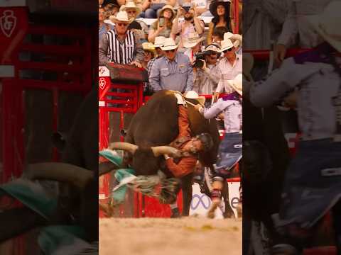 Hang up from Cheyenne Frontier Days 2025 , Bullfighters Dusty Tuckness and Cody Webster!