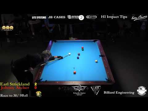 Earl Strickland vs Johnny Archer - Race to 30 Part 1