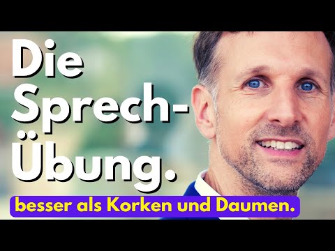 SPRECHTRAINING für deutliche Aussprache, einfach: effektive Sprechübung (Schauspiel Tipp).