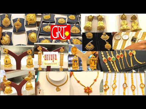 GRT New Launch Anvaya Collection🔥10g Oriana Gold Necklace design | 5g Gold Earrings| Gold Watches