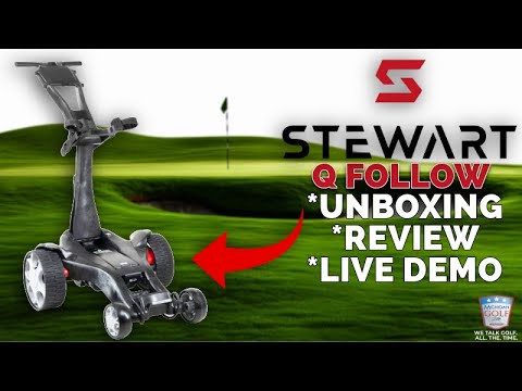 Stewart Golf Q Follow Review & Unboxing | Best Electric Push Cart for 2025?