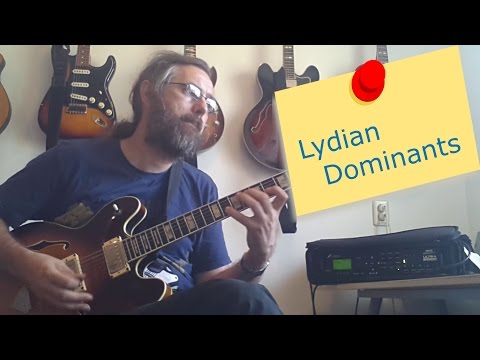 Melodic Minor - Lydian Dominant - Jazz Guitar Theory Lesson