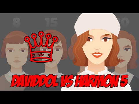 daviddol vs Beth Harmon - 22 anni (2700 ELO) - chess.com - Queen's Gambit