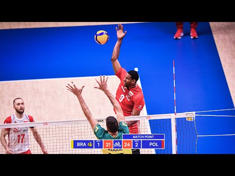Wilfredo Leon Dominated Against Brazil in Volleyball Nations League 2023 !!!