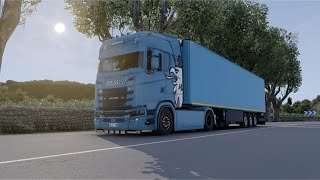 ETS 2 gameplay 1.55 dans sud de la france  😍😍