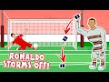 😠RONALDO THROWS THE ARMBAND!😠 (Serbia vs Portugal disallowed goal 2021 World Cup Qualifiers)