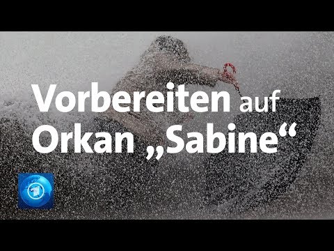 Deutschland rüstet sich für Orkantief "Sabine"