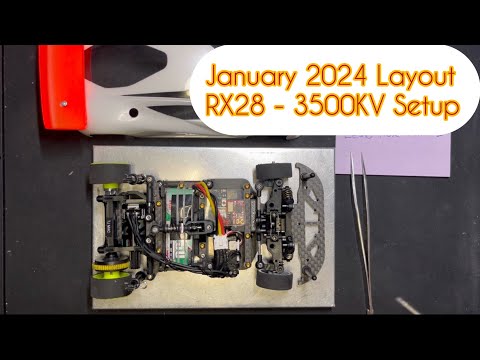 LEMO FOX Mini-Z | RX28 - 3500KV Setup | January 2024 Layout