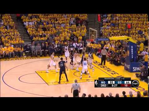 NBA, playoff 2015, Warriors vs. Pelicans, Round 1, Game 2, Move 35, Omer Asik, dunk