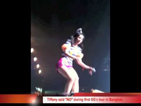 Tiffany snsd says NO! in Bangkok concert 120212