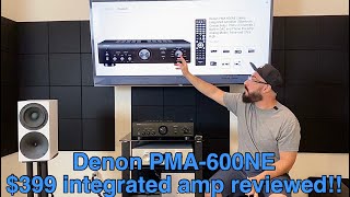 Video thumbnail for Denon PMA-600NE Integrated Amplifier Review (Thank you to all subscribers, comments, and viewers). by Nemo Propaganda