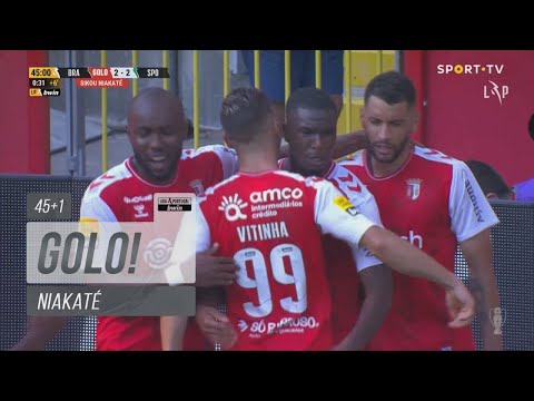Goal | Golo Niakaté: SC Braga (2)-2 Sporting (Liga 22/23 #1)