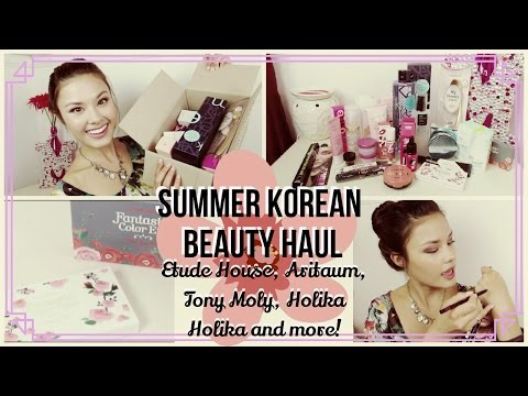 Spring/Summer Korean Makeup and Skincare Haul ♥ 봄 / 여름 한국 메이크업 과 스킨 케어 하울 Video